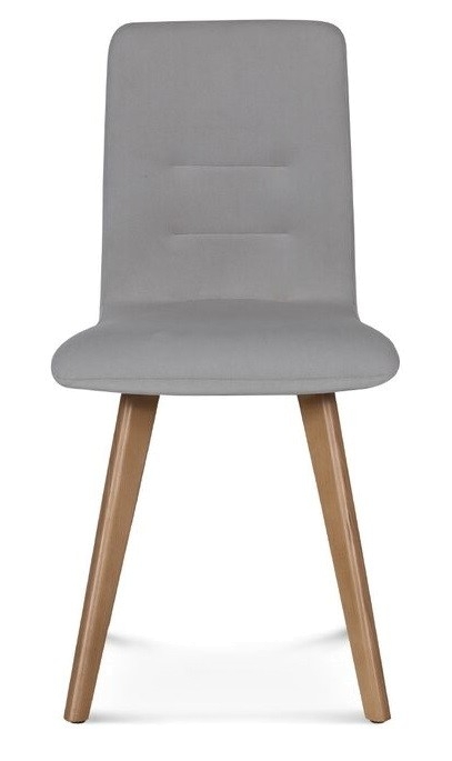 krzesło tapicerowane Fameg Cleo z drewnianym stelażem